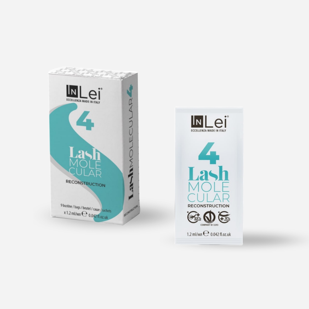 InLei® “LASH MOLECULAR 4” rekonstrukcja molekularna do rzęs i brwi – 9 saszetek 9×1,2ml