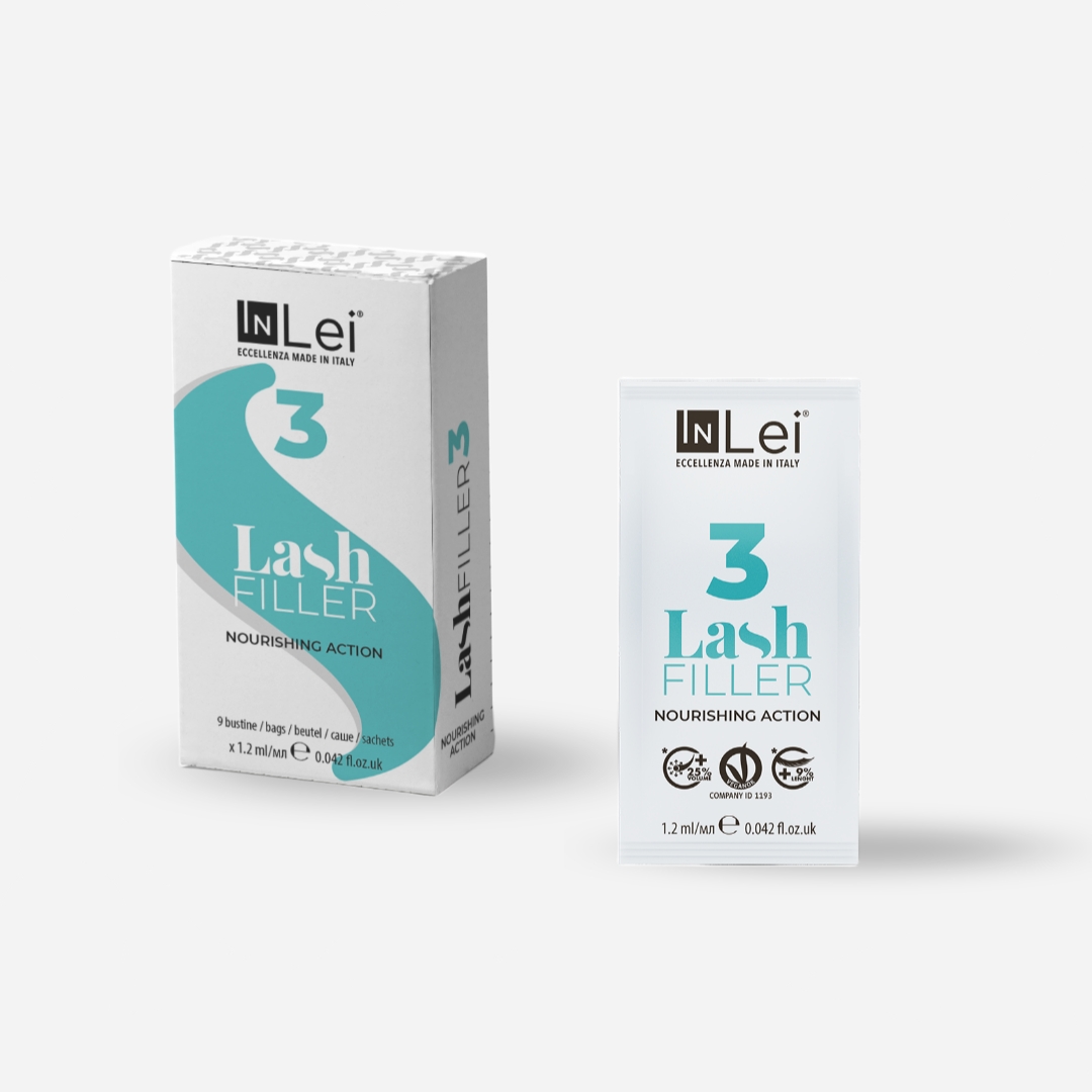 InLei® Lash Filler 25.9 „FILLER 3” – odżywka do rzęs – 9 saszetek 9×1,2ml